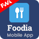 Foodia - Food Restaurant Mobile App Template ( Bootstrap 5 + PWA )