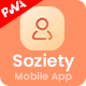 Soziety - Social Network Mobile App Template ( Bootstrap 5 + PWA )